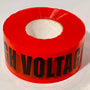 Load image into Gallery viewer, DANGER HIGH VOLTAGE Barricade Tape in Red and Black | Merco Tape® M234
