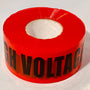 Lade das Bild in den Galerie-Viewer, DANGER HIGH VOLTAGE Barricade Tape in Red and Black | Merco Tape® M234