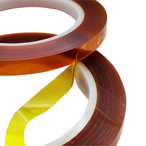 Merco Tape® POLYIMIDE Double Coated High Temperature Silicone Adhesive Masking Tape - 2.5 mil overall