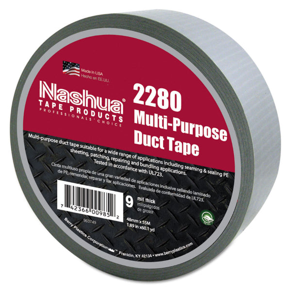 Nashua 2280 Duct Tape 2 in x 60 yd - 9 mil - Brown