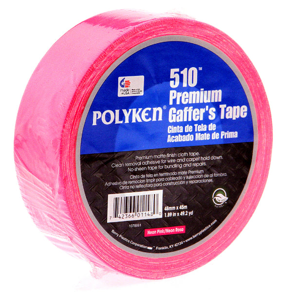 Premium Professional Grade Gaffer Tape - Fluorescent Yellow - 50 Yards -  Industrial Tape Online Store