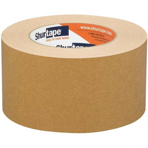 Shurtape DF 545 Double-Sided Carpet and Duct Tape, Sticks to Hardwood, Concrete, Tile and More, Natural with Blue Liner, 48mm x 33 Meters, 1 Roll