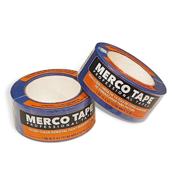 Merco Tape Logo Premium Blue Painters' Masking Tape 21 Day Clean Release ~ USA Made ...