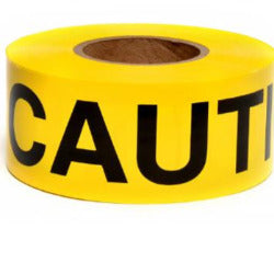 CAUTION CAUTION Barricade Tape Yellow and Black | Merco Tape™ M224
