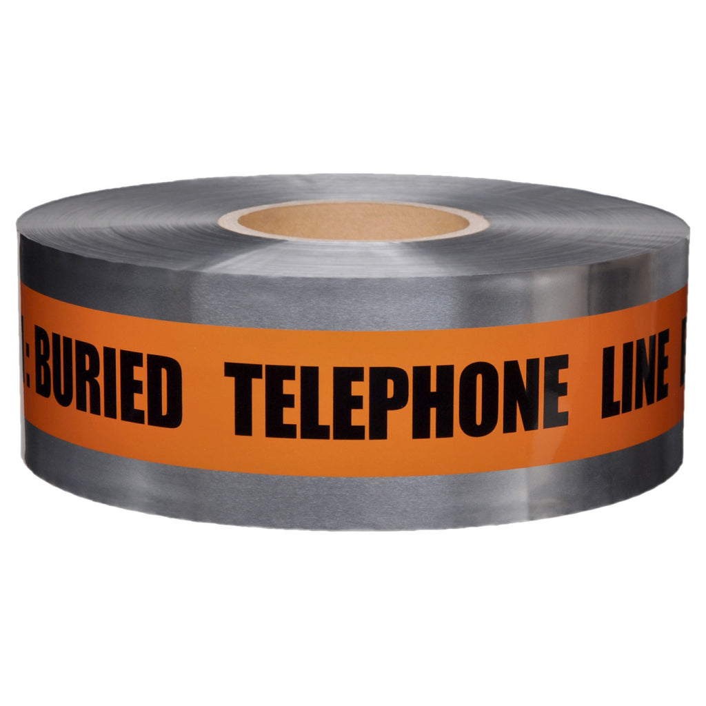 6'' x 1000' Red Detectable Tape (Caution Buried Electric Line