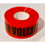 Charger l&#39;image dans la galerie, DANGER HIGH VOLTAGE Barricade Tape in Red and Black | Merco Tape® M234
