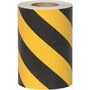 Load image into Gallery viewer, Anti-Slip Silicone Carbide Abrasive Grit Tape ~ Commercial Grade w Yellow and Black Stripe | Merco Tape™ M321
